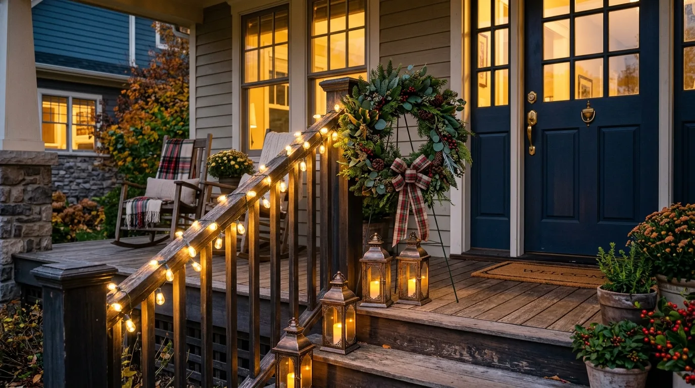 10 Christmas Porch Decorating Ideas for the Holidays